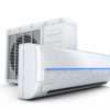 air-conditioner on white background (done in 3d)